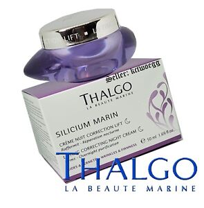 Thalgo Silicium Lifting Correcting Night Cream 50ml Free Postage