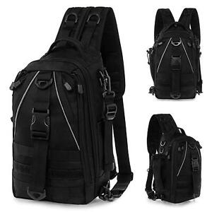 Military Tactical Sling Backpack Molle Outdoor Fishing Crossbody Shoulder Bag