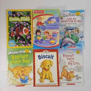 Lot 6 I Can Read Level My First Early Ready Reader Books Reading Biscuit Mercer