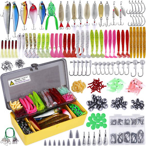 Fishing Lures Baits Tackle Including Crankbaits, Spinnerbaits, Plastic Worms, Ji