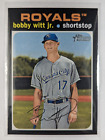 2020 Topps Heritage Minors #202 Bobby Witt Jr High Number Rookie Card SP RC QTY