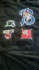 MILB 4 Patches Lansing Lugnuts, Buffalo Bisons, Kinston Indians, New Haven Raven