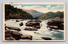 Hinton WV-West Virginia, Sandstone Falls On New River, Vintage c1921 Postcard