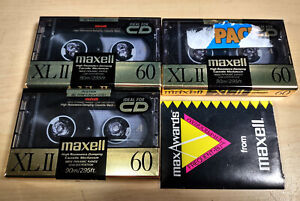 New ListingMAXELL XLII cassette lot---(SEALED)