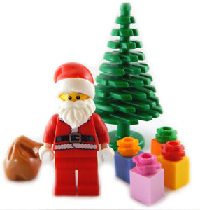 NEW LEGO SERIES 8 SANTA CLAUS MINIFIG, TREE & PRESENTS Christmas minifigure 8833