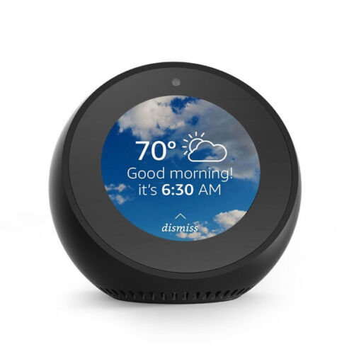 Amazon Echo Spot Smart Clock Alexa Home Smart Speaker Black
