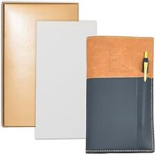 Weekly Pocket Calendar Organizer With Black & Gold Pen Attached | White 2024