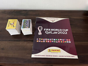 Panini 2022 FIFA World Cup Qatar Complete 670 Sticker Set + Album  LOW PRICE
