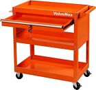 ValueMax Workshop Tool Cart on Wheels 3Tier Rolling Utility Cart Service Cart US