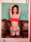 Adult model Allie Reed  Autographed 8x10 Pho