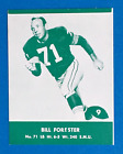 1961 LAKE TO LAKE GREEN BAY PACKERS #9 BILL FORESTER NM-MT HOFer SHARP