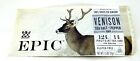 NEW! Epic Bar Deer Venison Sea Salt Pepper 12G Protein Hunting Workout Jerky Bar