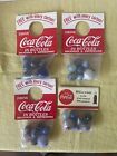 Vintage Coca Cola Marble Package LOT OF 4 unopened
