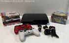 SONY PlayStation 3 w/ 2 Controllers & 14 Games w/ Mass Effect Trilogy - Tested