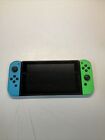Nintendo Switch with Neon Blue and Neon Green Joycons