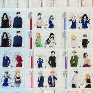 Fruits Basket Acrylic Stand Figure Set of 12 25th Anniversary Ver Rare