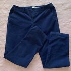 A New Day Stretch Corduroy Navy Ankle Pants 28.5”-inseam Women’s Size 12