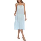 RAVIYA XL Swimsuit Cover Up Dress Blue Striped $54 NEW