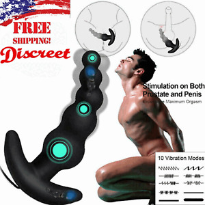 Prostate Vibrating Massager Dildo Anal-Butt Plug G-spot Sex Toy For Women Men