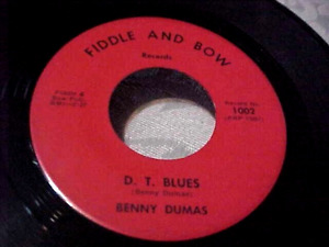 Benny Dumas - D.T. Blues (Alabama Rockabilly) NM VINYL & EX AUDIO (1969)