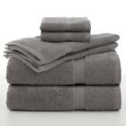 6-piece Luxury Towel Set, 2 Bath Towels 2 Hand Towels 2 Washcloths -600 Gsm 100%