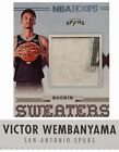 Victor Wembanyama #RSW-VWE 2023 NBA Hoops Rookie Sweaters San Antonio Spurs