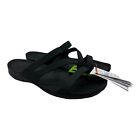 Crocs Women’s Sandals Swiftwater Sandal Slides Strappy Black/Black Size 9 NWT
