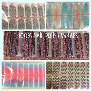 SALE!! 100% Spring Glitter Heats Olivia Nail Polish Wraps  Color strip B4G1 FREE