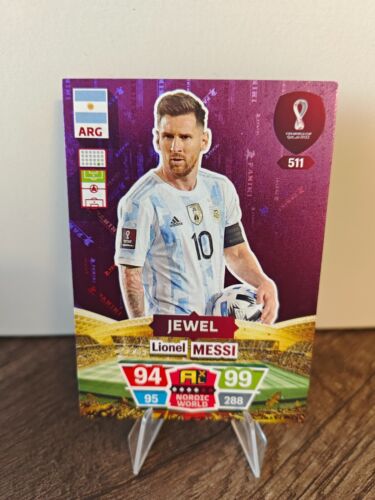 2022 Panini Adrenalyn XL FIFA World Cup Qatar Nordic Lionel Messi #511 Very Rare