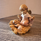 Fontanini Nativity Angel With Baby Jesus Figurine 1989 Gift Tag Ornament