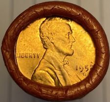 1952-D BU/1928-S LINCOLN WHEAT CENT PENNY ROLL OBW