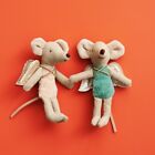 Mini Mouse Angel Toys Handmade little Mice plush Fabric For Maileg Collection