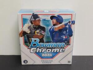 2021 Bowman Chrome MLB Baseball Factory Sealed Hobby Box (a)