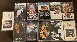 Lot of 11  Cassette Tapes Movies And Broadway Soundtracks