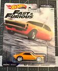 HOT WHEELS PREMIUM- FAST AND FURIOUS- 1/4 MILE MUSCLE- ‘67 CHEVROLET CAMERO