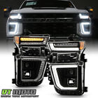 For 2020-2023 Chevy Silverado 2500HD Halogen LED Sequential Projector Headlights (For: 2020 Chevrolet)