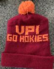 Vintage Virginia Tech VPI Go Hokies Stocking Cap Hat Polytechnic Gobblers