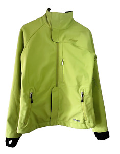 Women's Spyder Core Jacket Full Zip Cable Knit Zipped Pockets Green Size 40