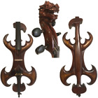 Rare model fancy Crazy-4 art streamline carving dragon  4/4 electric cello