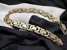 14K Solid Gold Mens Heavy Custom Made Bracelet  8