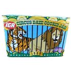 NOS Vintage 1999 IGA Circus Daze Cookie Jar Limited Edition with Box Lion Tiger