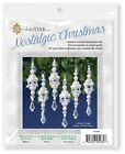 Solid Oak Nostalgic Christmas Beaded Crystal Ornament Kit-Crystal Ice Drops Make