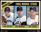 1966 Topps #579 Davey Johnson Orioles Rookies ROOKIE 2 - GOOD B66T 13 4064