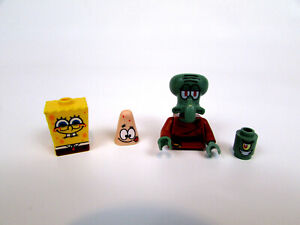 Lego Spongebob Squarepants Patrick Star Squidward Parts Minifigure Lot