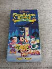 Disney Sing Along Songs Very Merry Christmas Songs VHS Video Jingle Bells Silent