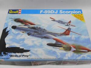 1/48 Revell Monogram F-89 D/J Scorpion USAF JET Plastic Model Kit Complete 4548