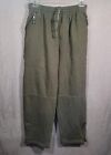 Rocawear Sweatpants Mens L Wide Leg Green Zipper Pockets Heavy Cotton Logo