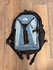 North Face Surge Backpack Blue/Gray Commuter 6 Zippered Compartments