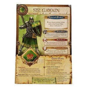 Shadows Over Camelot Board Game by Days of Wonder Sir Gawain Coat of Arms Card