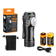 Fenix LD15R 500 Lumen Right Angle Rechargeable Flashlight w/ 2x 16340 Batteries
